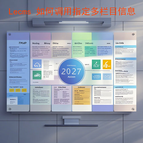 Lecms 如何调用指定多栏目信息